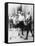 Boxers Marty Cutler and Jack Johnson Photograph-Lantern Press-Framed Stretched Canvas