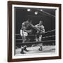 Boxers Ray Robinson and Carmen Basilio Fighting in the Ring-George Silk-Framed Premium Photographic Print