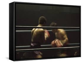Boxers Seen from Between the Ropes-null-Framed Stretched Canvas