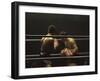 Boxers Seen from Between the Ropes-null-Framed Premium Photographic Print