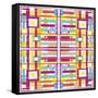 Boxes and Stripes-Deanna Tolliver-Framed Stretched Canvas