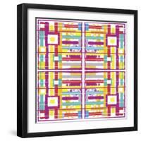 Boxes and Stripes-Deanna Tolliver-Framed Giclee Print