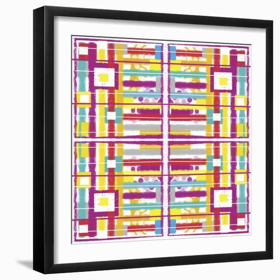 Boxes and Stripes-Deanna Tolliver-Framed Giclee Print