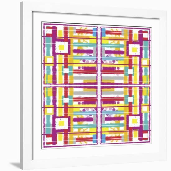 Boxes and Stripes-Deanna Tolliver-Framed Giclee Print