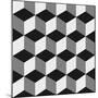 Boxes Illusion Copy-yobidaba-Mounted Art Print