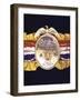 Boxing Champ Joe Frazier's "The Ping Magazine Award World Heavyweight Championship" Medal-John Shearer-Framed Photographic Print