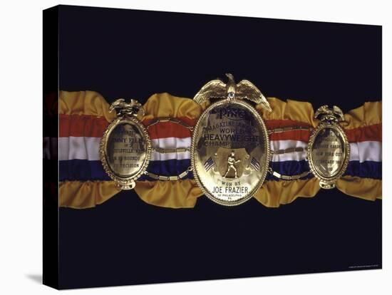 Boxing Champ Joe Frazier's "The Ping Magazine Award World Heavyweight Championship" Medal-John Shearer-Stretched Canvas
