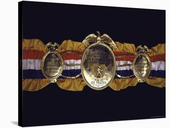 Boxing Champ Joe Frazier's "The Ping Magazine Award World Heavyweight Championship" Medal-John Shearer-Stretched Canvas