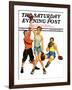 "Boxing Champ," Saturday Evening Post Cover, January 9, 1937-Monte Crews-Framed Giclee Print