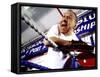 Boxing Coach in a Boxing Ring-null-Framed Stretched Canvas