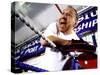 Boxing Coach in a Boxing Ring-null-Stretched Canvas