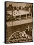 Boxing Competition Aboard a Warship, with the Crew of Second Ship as Additional Spectators, 1914-19-null-Framed Stretched Canvas