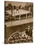 Boxing Competition Aboard a Warship, with the Crew of Second Ship as Additional Spectators, 1914-19-null-Stretched Canvas