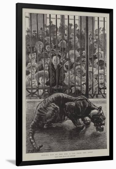 Boxing Day at the Zoo, a Cut from the Joint-Charles Paul Renouard-Framed Giclee Print