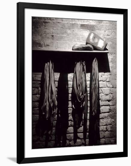 Boxing Equipment, New York, New York, USA-null-Framed Photographic Print