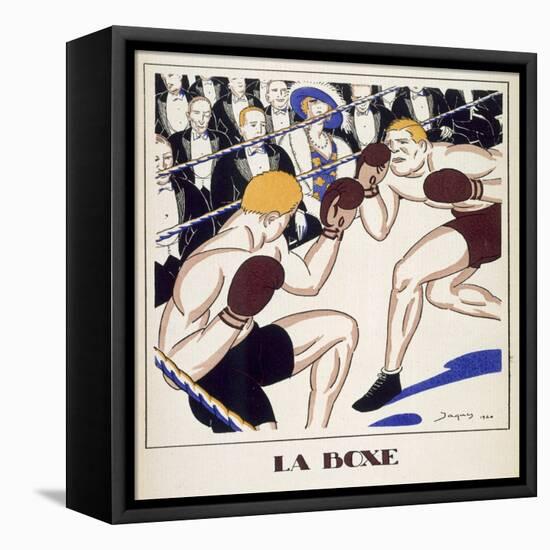 Boxing, from 'Monsieur' 1920-null-Framed Stretched Canvas