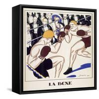 Boxing, from 'Monsieur' 1920-null-Framed Stretched Canvas