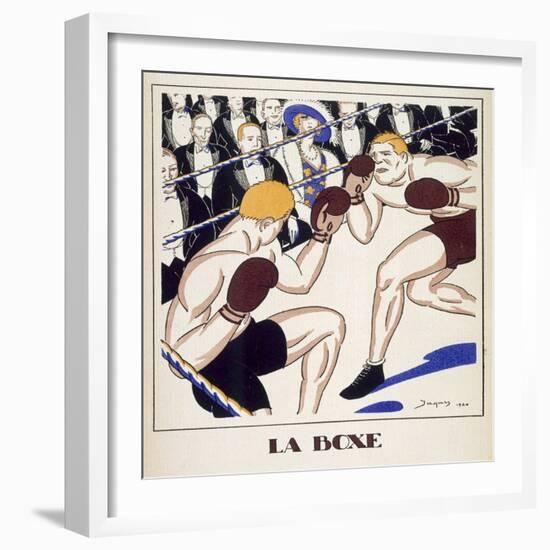 Boxing, from 'Monsieur' 1920-null-Framed Giclee Print