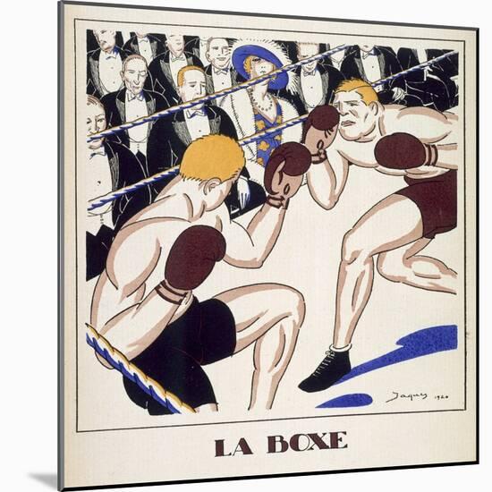 Boxing, from 'Monsieur' 1920-null-Mounted Giclee Print