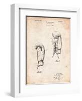 Boxing Glove 1925 Patent-Cole Borders-Framed Art Print