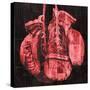 Boxing Gloves - Red-null-Stretched Canvas