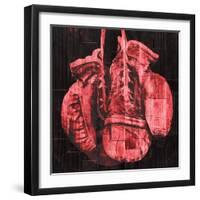 Boxing Gloves - Red-null-Framed Premium Giclee Print