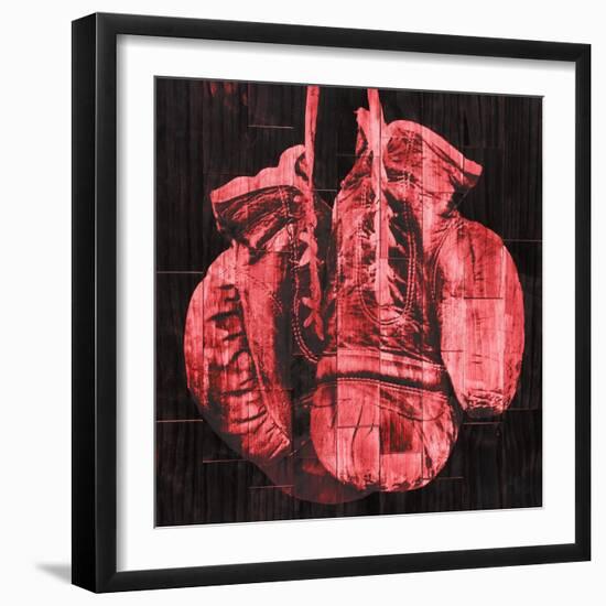 Boxing Gloves - Red-null-Framed Premium Giclee Print