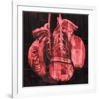 Boxing Gloves - Red-null-Framed Premium Giclee Print