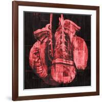 Boxing Gloves - Red-null-Framed Premium Giclee Print