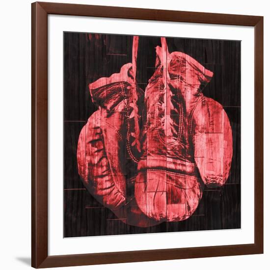 Boxing Gloves - Red-null-Framed Premium Giclee Print