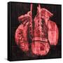 Boxing Gloves - Red-null-Framed Stretched Canvas