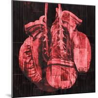 Boxing Gloves - Red-null-Mounted Giclee Print