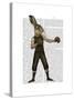 Boxing Hare-Fab Funky-Stretched Canvas