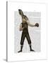 Boxing Hare-Fab Funky-Stretched Canvas