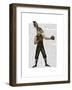 Boxing Hare-Fab Funky-Framed Art Print