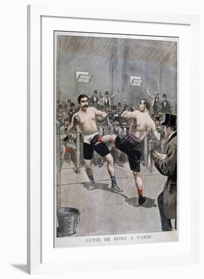 Boxing in Paris, 1899-null-Framed Giclee Print