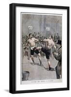 Boxing in Paris, 1899-null-Framed Premium Giclee Print