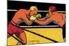Boxing Match, 1924-null-Mounted Giclee Print