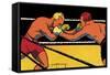 Boxing Match, 1924-null-Framed Stretched Canvas