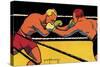 Boxing Match, 1924-null-Stretched Canvas