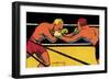 Boxing Match, 1924-null-Framed Giclee Print