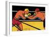 Boxing Match, 1924-null-Framed Giclee Print