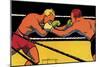 Boxing Match, 1924-null-Mounted Giclee Print