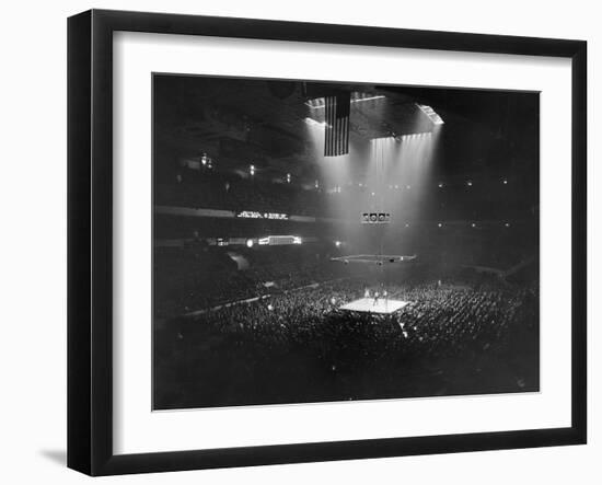 Boxing Match, 1941-null-Framed Premium Photographic Print