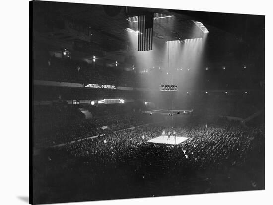 Boxing Match, 1941-null-Stretched Canvas