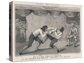 Boxing Satire C18-null-Stretched Canvas