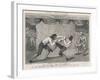 Boxing Satire C18-null-Framed Art Print