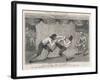 Boxing Satire C18-null-Framed Art Print
