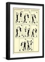 Boxing Techniques-null-Framed Art Print