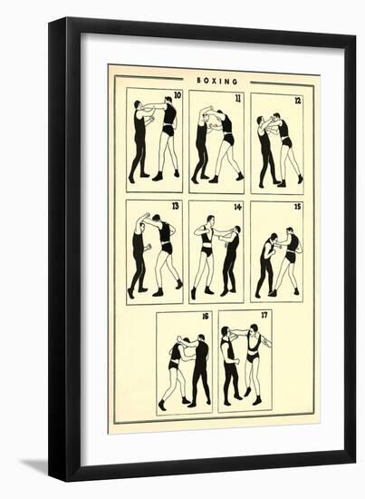 Boxing Techniques-null-Framed Art Print